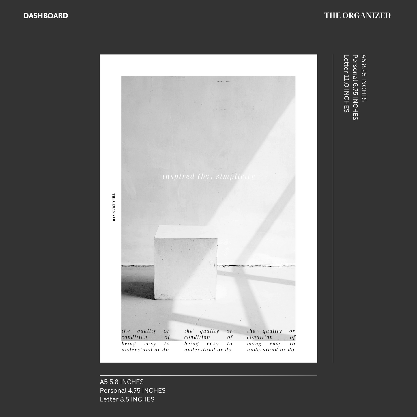 Inspired by Simplicity Dashboard