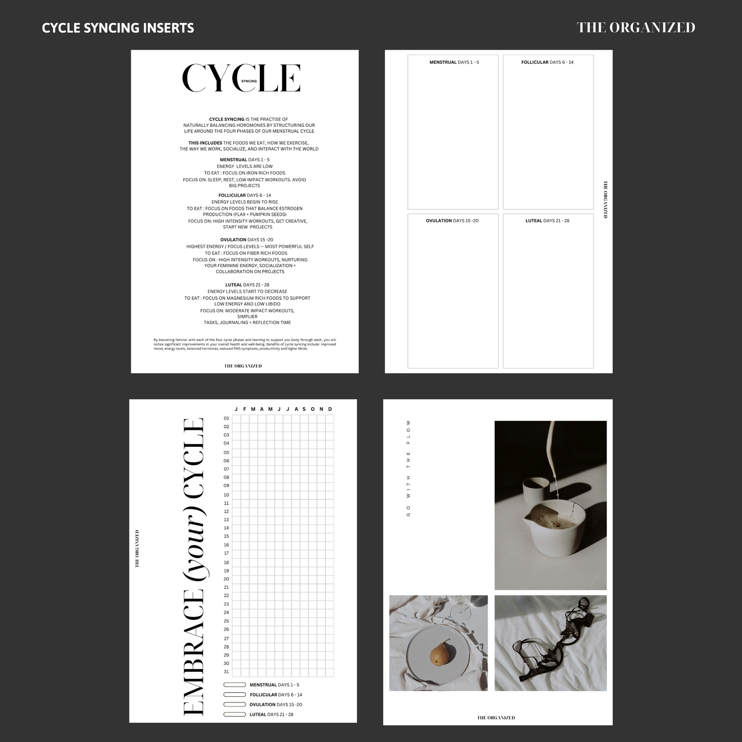 Cycle Syncing inserts