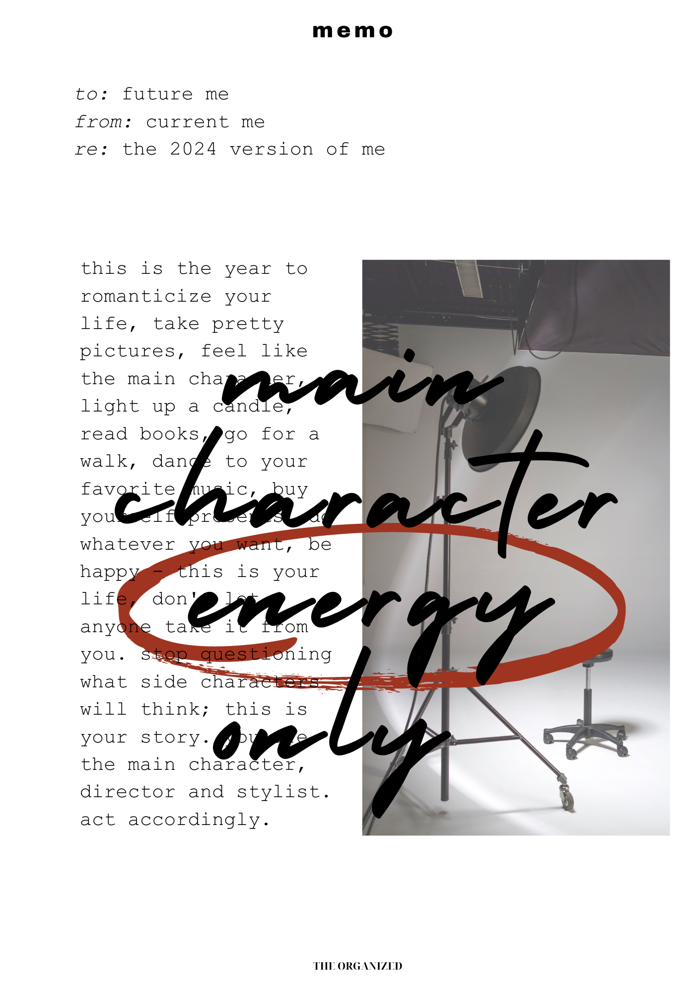 Main Character Energy Dashboard