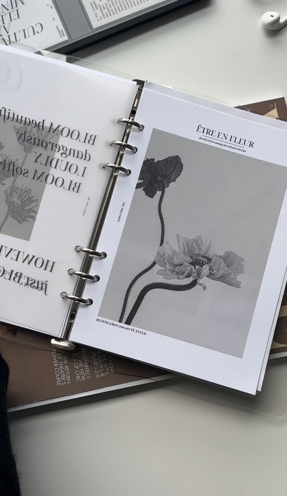 A5 | être en fleur dashboard